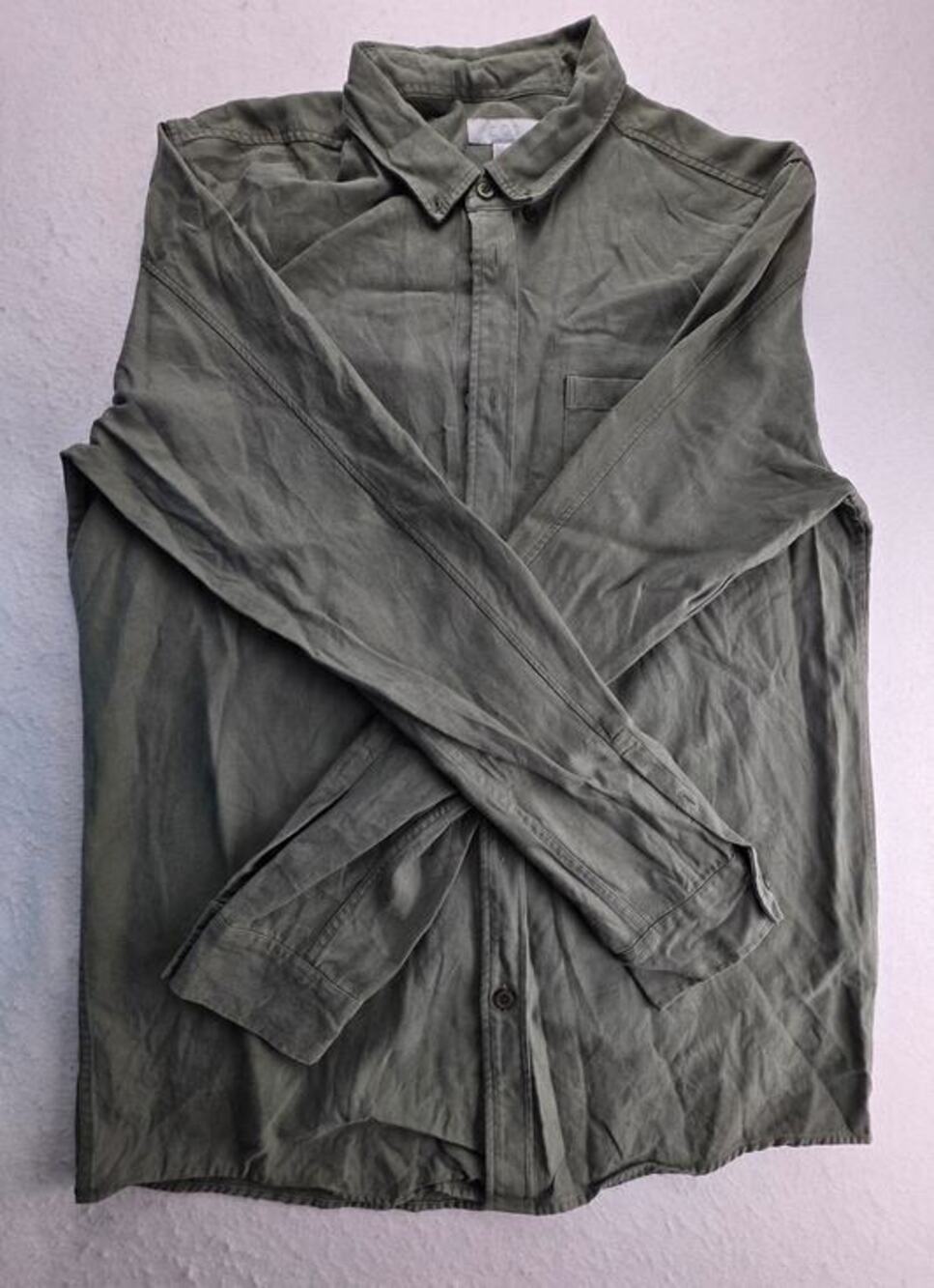 COS Collection Of Style Long Sleeve Button Down Shirt Size Small